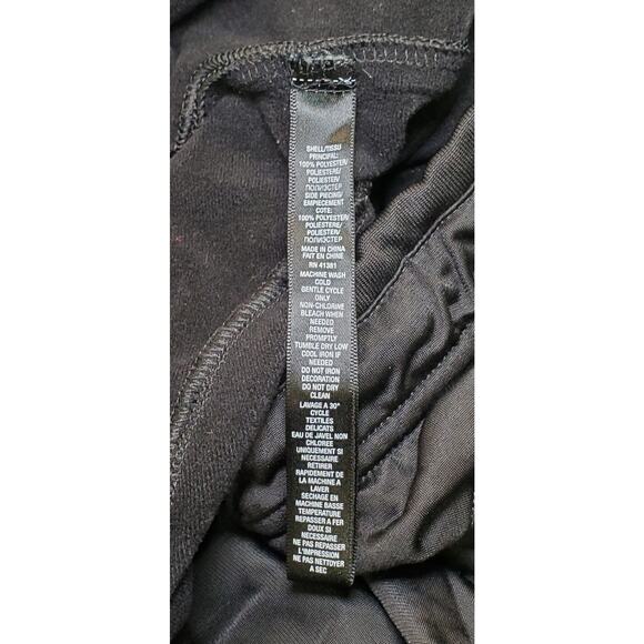 RLX Ralph Lauren Sz L Pants Mens Black Stretch Jogger Belted Tapered Golf C1-46 - Picture 7 of 9